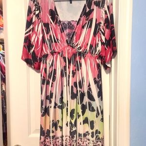 New Directions size L butterfly dress